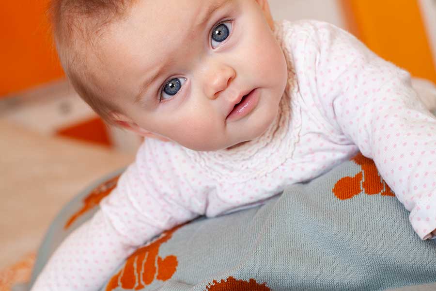 What bedding is safe for a newborn baby?
