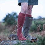 Long length mohair trekking socks hardwearing & warm 8 colours 3 sizes made in England top-quality fully double terry looped
