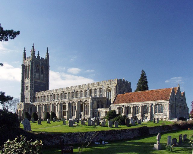 Holy Trinity Church, Long Melford, Suffolk - a typical wool church