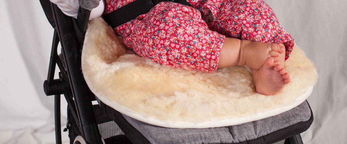 Sheepskin Buggy & Stroller Liners