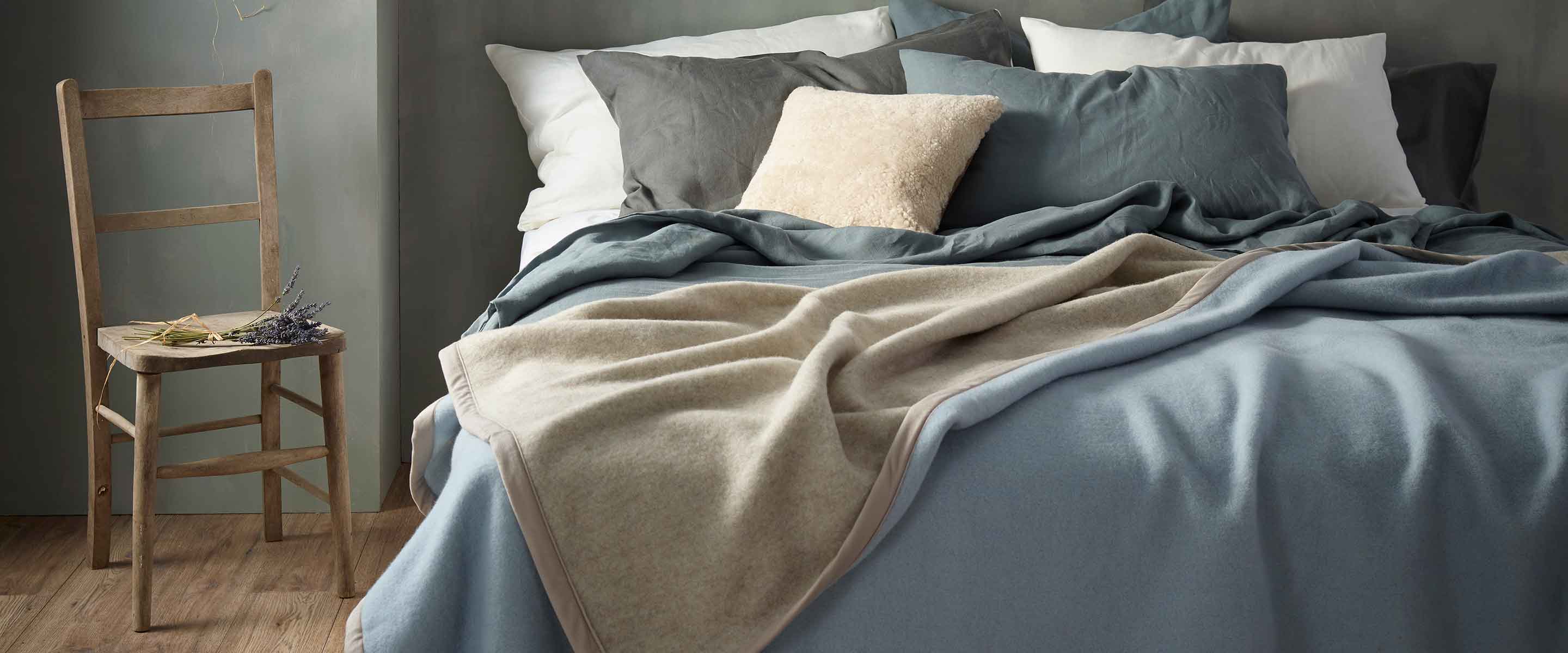 Cashmere & Merino Bed Blankets The Wool Company