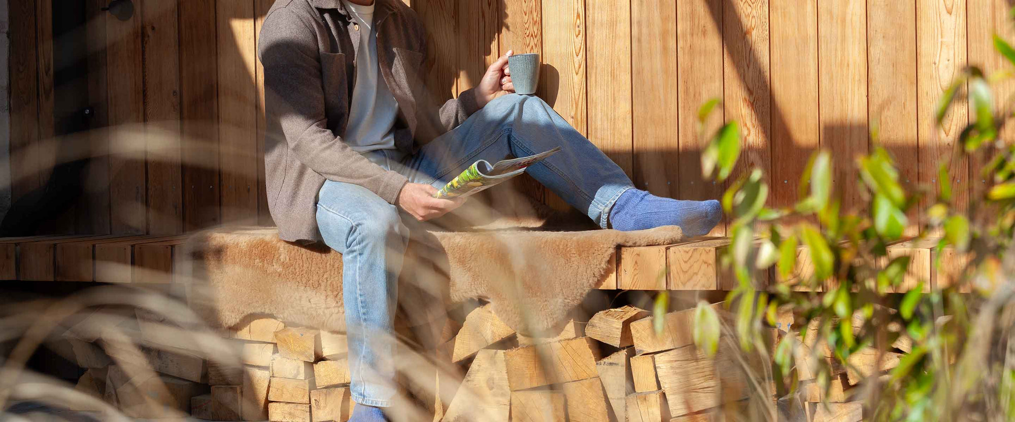 Men's luxury socks made using high-quality traditional methods created with cashmere, mohair, alpaca, silk, and merino wool.