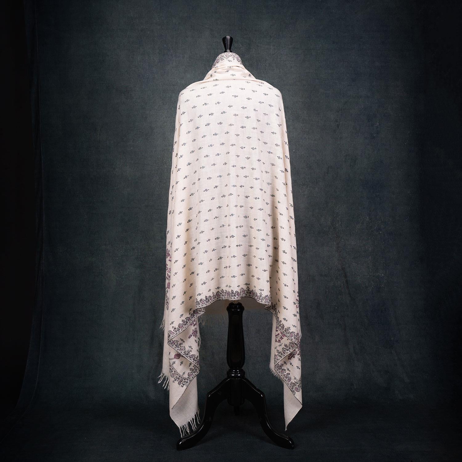 Sozni Embroidered Cashmere Pashmina Humayra