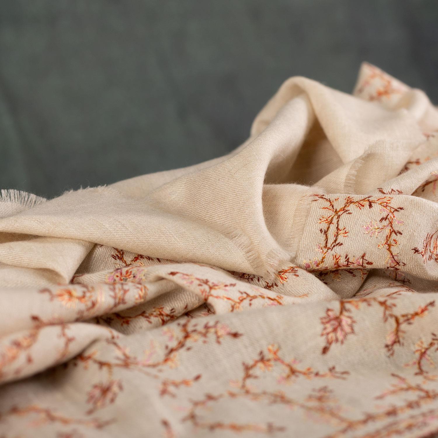 Embroidered Classic Toosh 'Mayajaal Shawl Mallika'