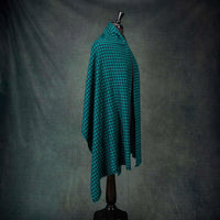 Houndstooth Shawl Emerald