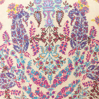 Sozni Hand Painted & Embroidered Jamawar Pashmina