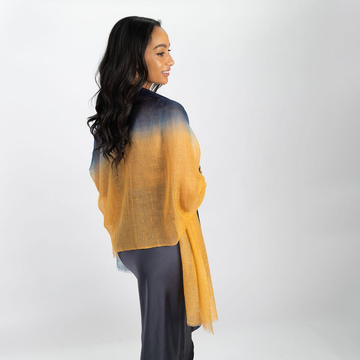 Ombre Cashmere Shawl Solstice