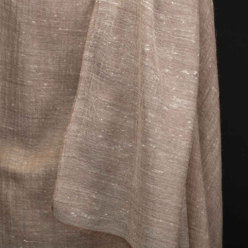 Hand Loomed Cashmere Blend Shawl Birch (Sample)
