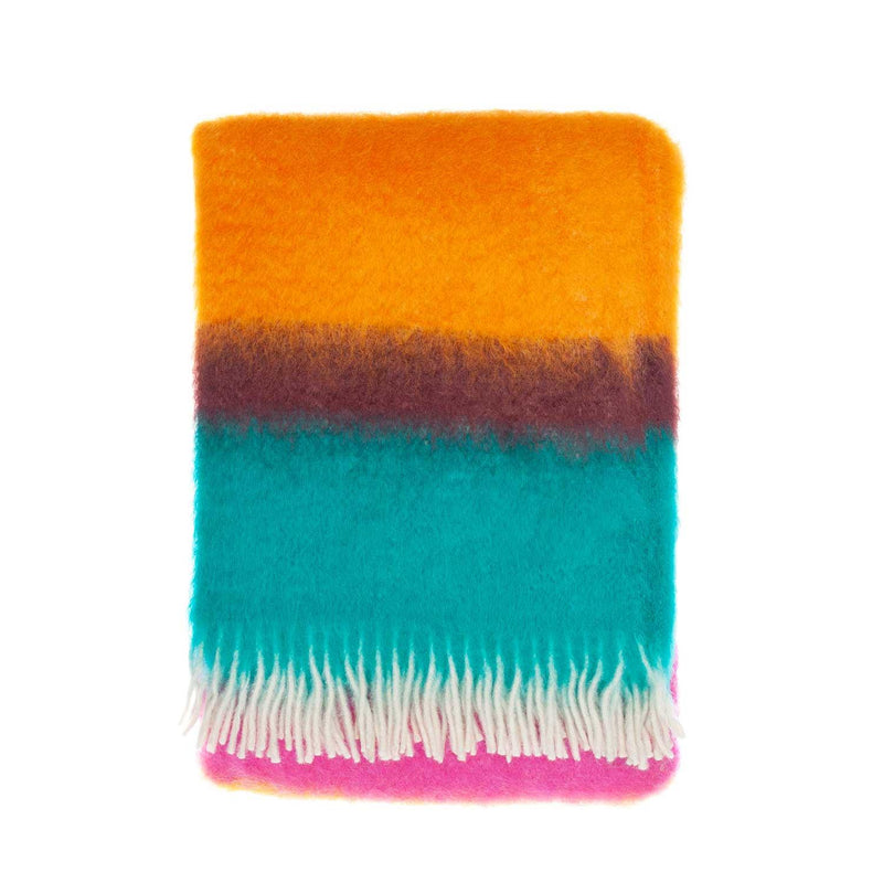 Festival Mohair Blanket Caribbean