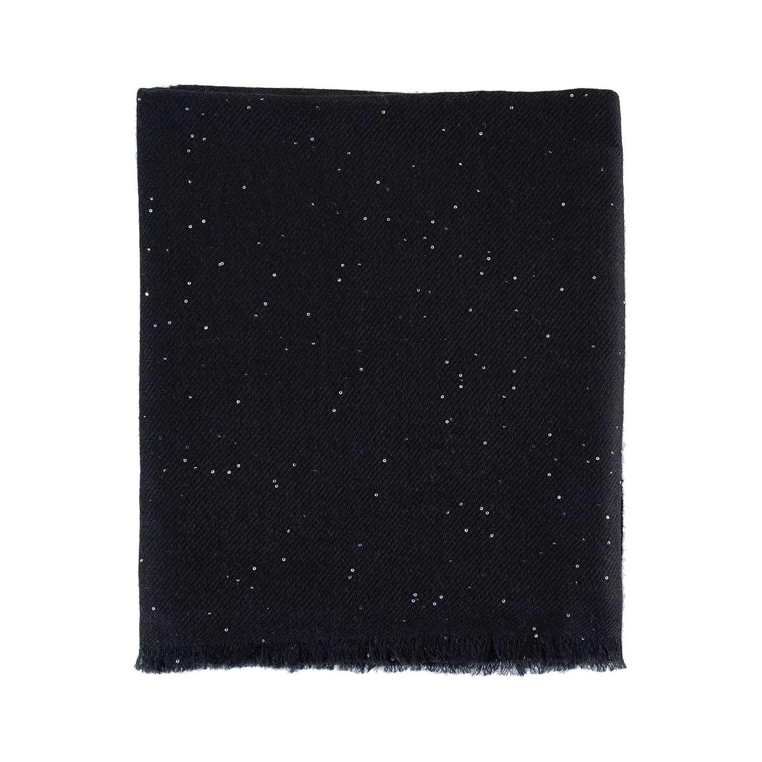 Celeste Cashmere Shawl Black