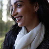 Celeste Cashmere Shawl Ivory