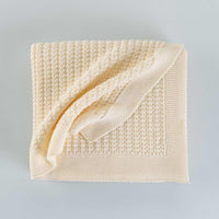 Organic Cotton Chunky Knit Baby Blanket