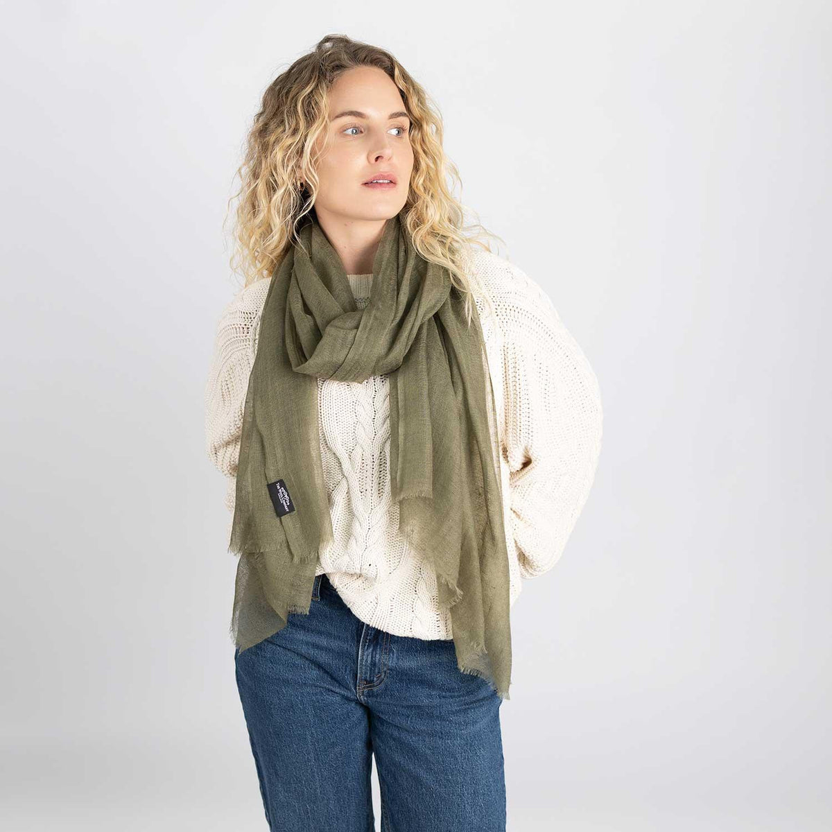 Cashmere Matty Shawl Loden