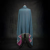 Sozni Hand Embroidered Double Sided Pashmina Magenta