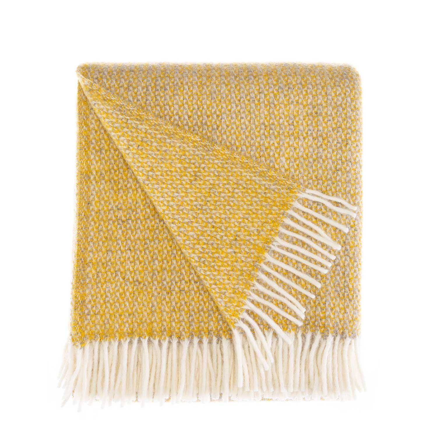 Pure New Wool Throw Harvest