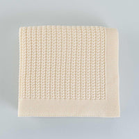 Organic Cotton Chunky Knit Baby Blanket