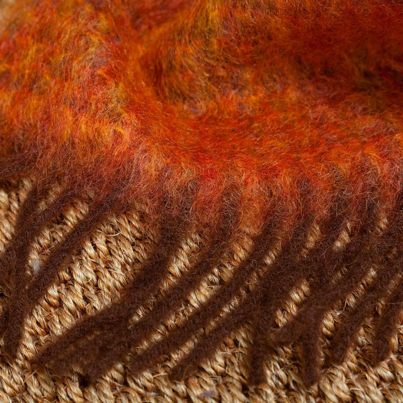 Sofia Mohair Blanket Saffron