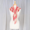 Cashmere Square Shawl Coral Red