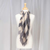 Cashmere Square Shawl Navy