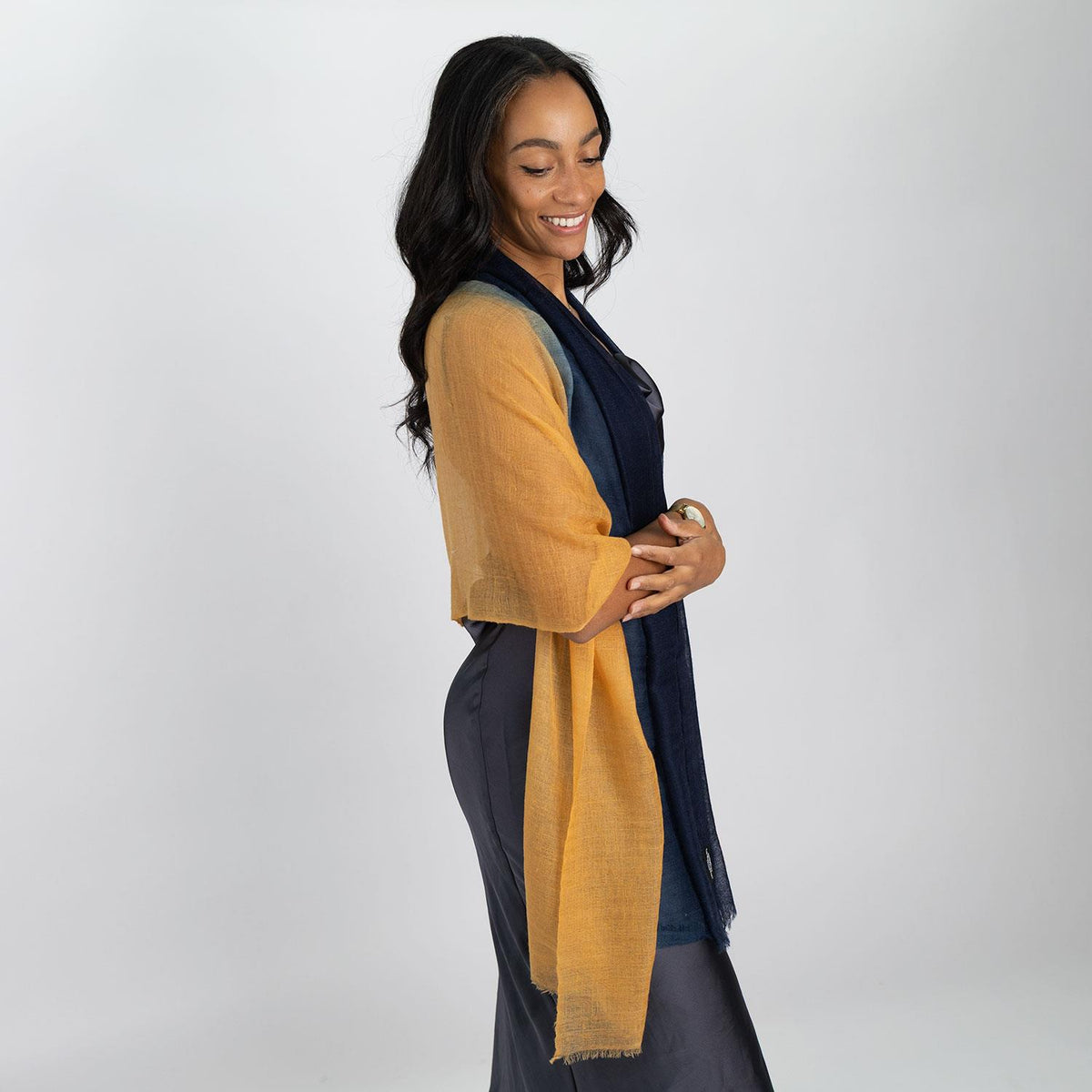 Ombre Cashmere Shawl Solstice
