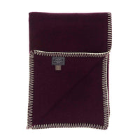 Cadiz Merino Blanket Blackcurrant