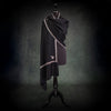 Hand Embroidered Eco-Toosh Hashidar Shawl Black
