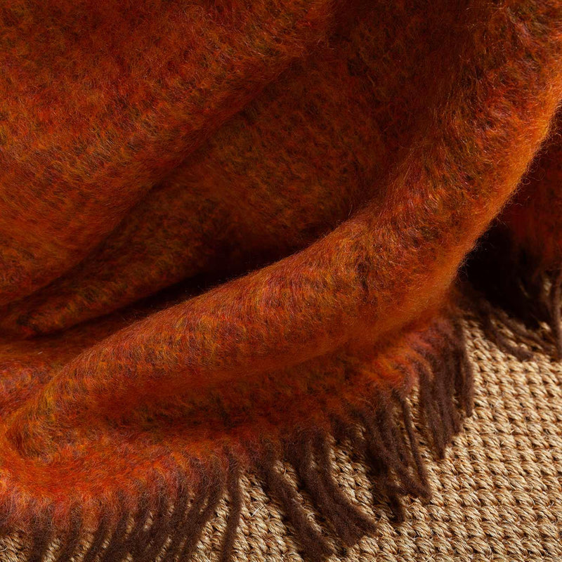 Sofia Mohair Blanket Saffron