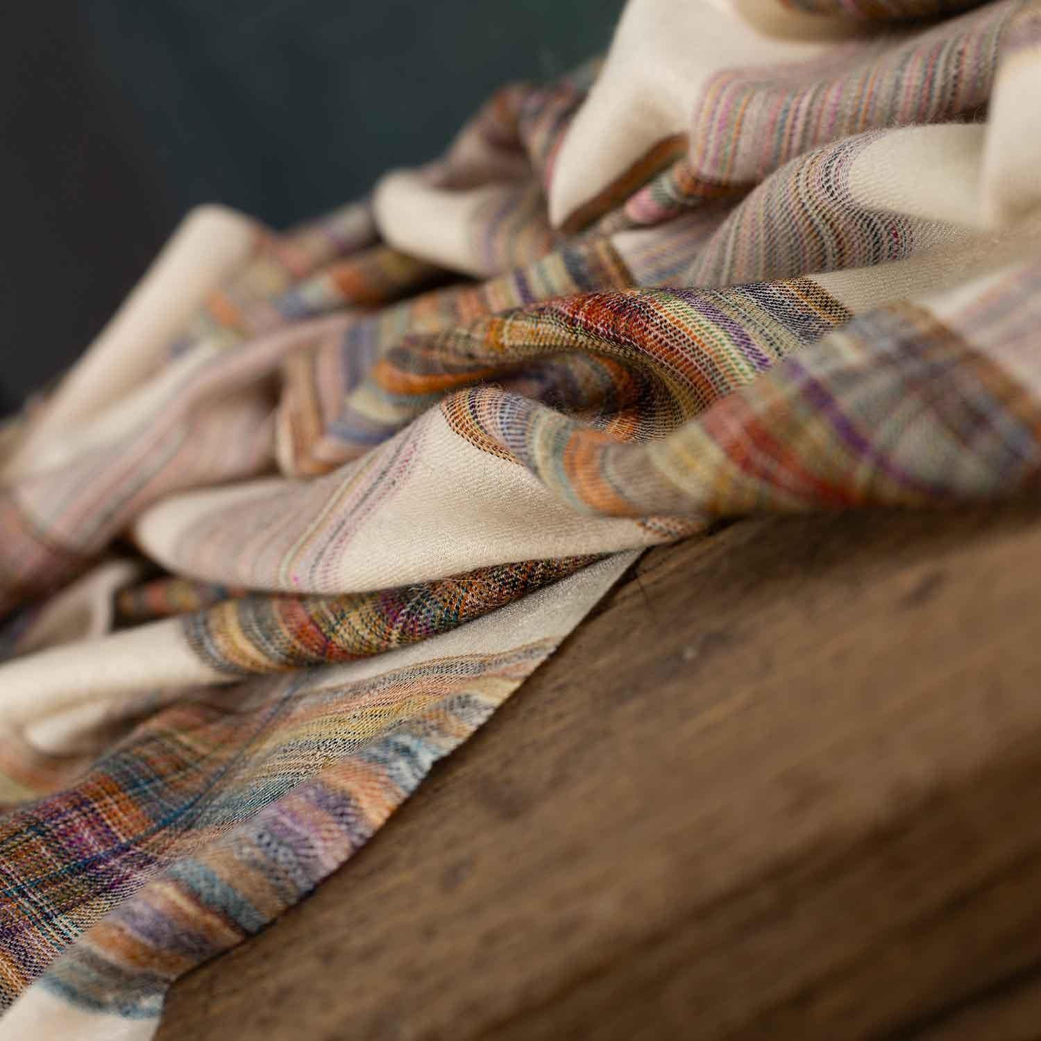 Handwoven Music Series 'Rainbow Stole'