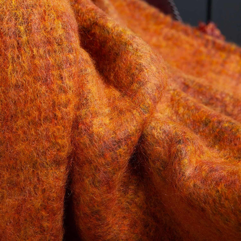 Sofia Mohair Blanket Saffron