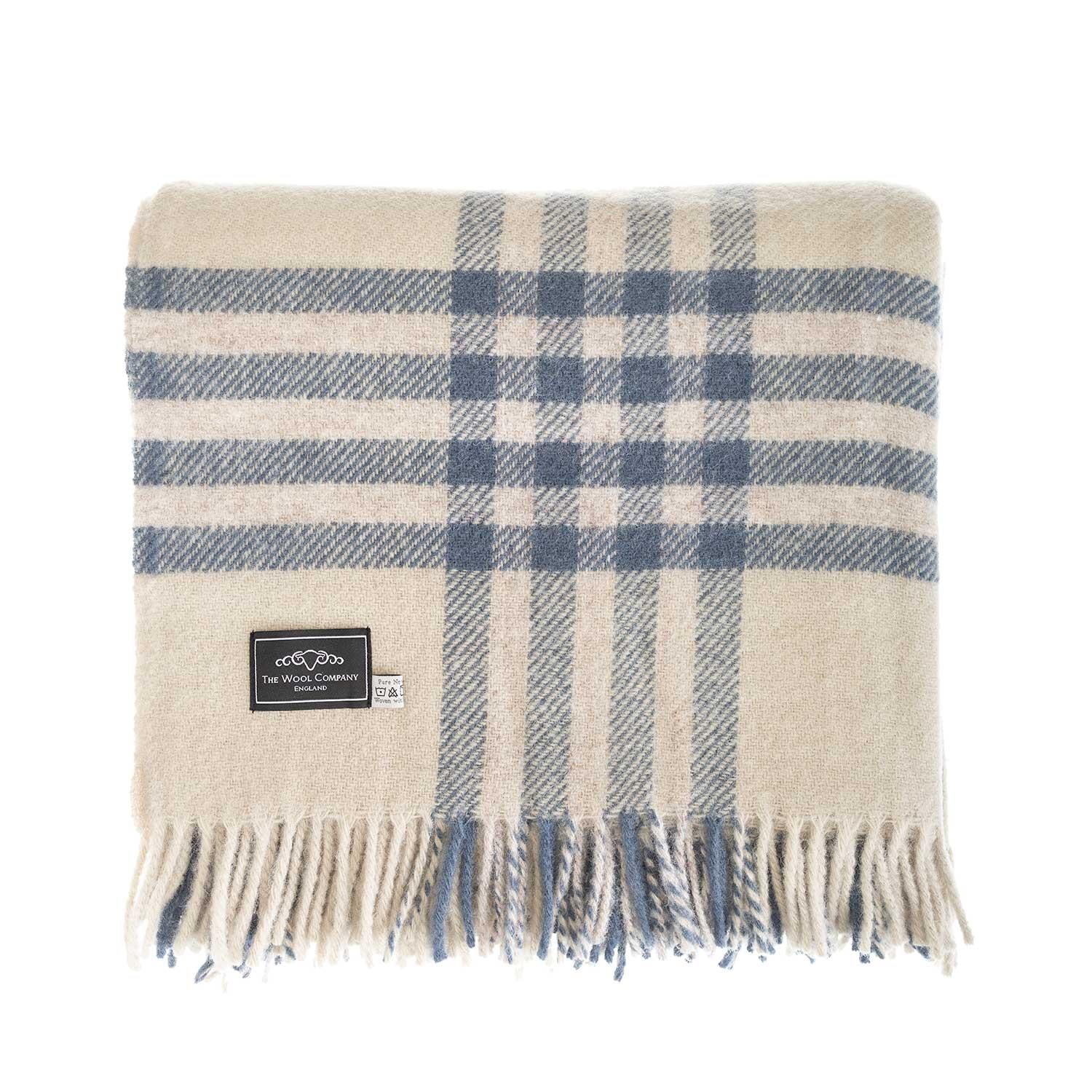 Pure New Wool Blanket Denim