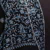 Sozni Hand Embroidered Cashmere Pashmina Black