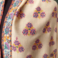 Sozni Hand Painted & Embroidered Jamawar Pashmina