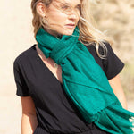 Diaphanous Pashmina Emerald