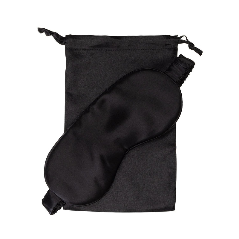 Silk Eye Mask Black