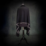Hand Embroidered Eco-Toosh Hashidar Shawl Black