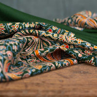 Hand Embroidered Royal Almond Shawl 'Bahaar'