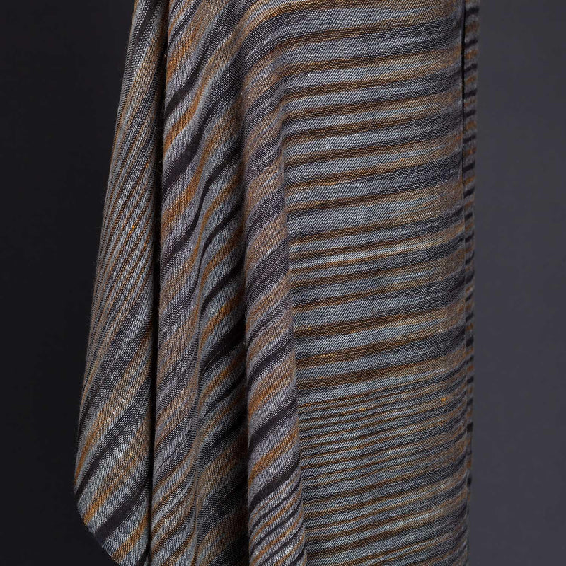 Ikat Pashmina Shawl 'Clouds of Ladakh' Forest