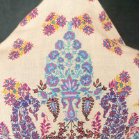 Sozni Hand Painted & Embroidered Jamawar Pashmina