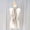 Cashmere Square Shawl Silver