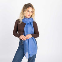 Cashmere Matty Shawl Mariner