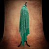 Sozni Hand Embroidered Cashmere Pashmina Emerald