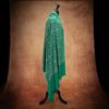 Sozni Hand Embroidered Cashmere Pashmina Emerald