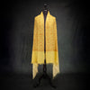 Yellow Ombre Hand Embroidered Cashmere Pashmina