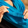 Diaphanous Pashmina Dark Turquoise