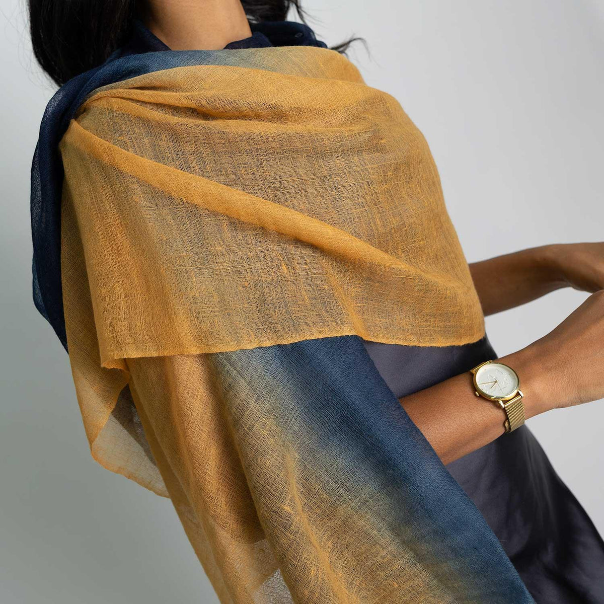 Ombre Cashmere Shawl Solstice