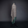 Ikat Pashmina Shawl 'Clouds of Ladakh' Forest