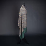 Ikat Pashmina Shawl 'Clouds of Ladakh' Forest