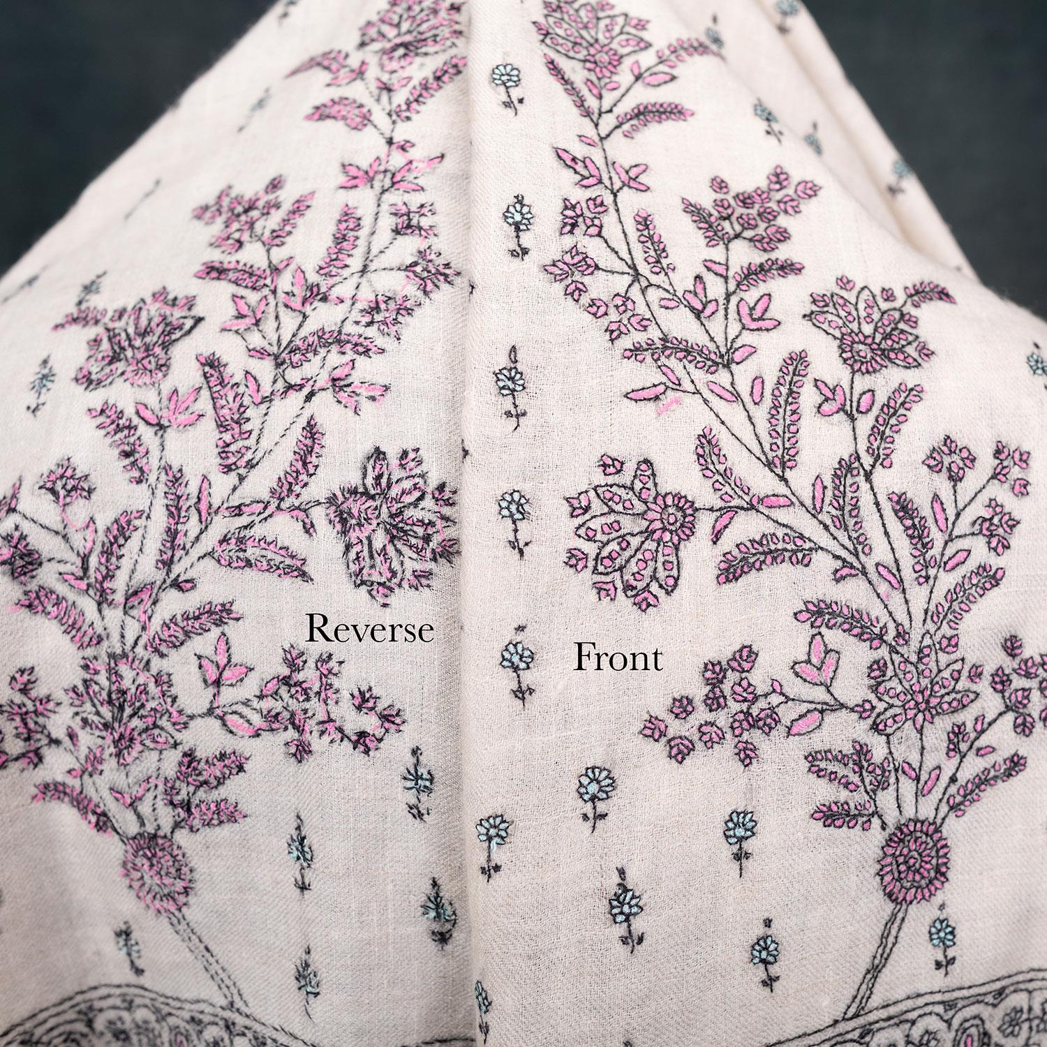 Sozni Embroidered Cashmere Pashmina Humayra