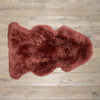 Seconds Sheepskin Rug Rosewood