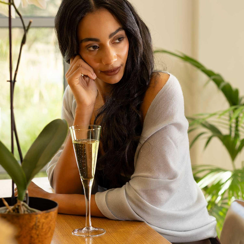 Celeste Cashmere Shawl Silver